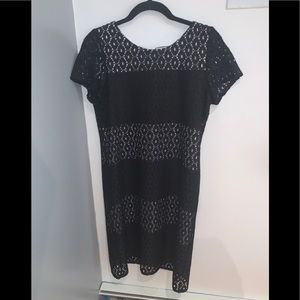 Black and white dress